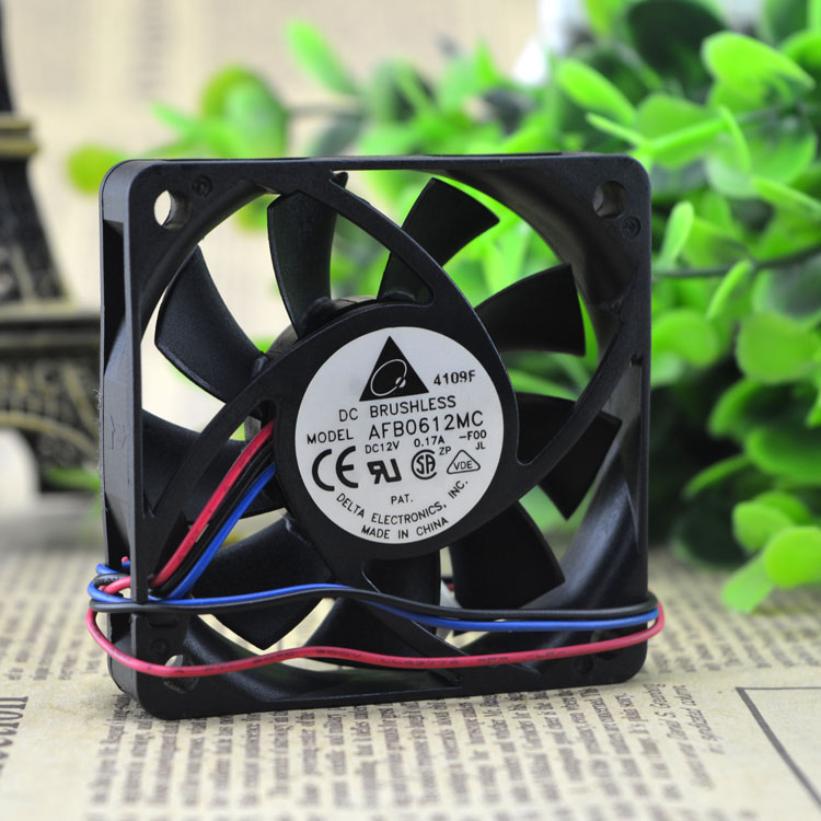 Original DELTA AFB0612MC Cooling Fan 12V 0.17A 1.32W 3wires AFB0612MC Fans